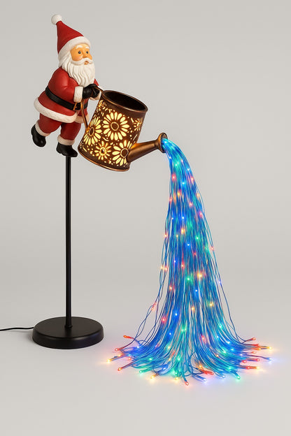 Moș Crăciun care udă – Lumini LED