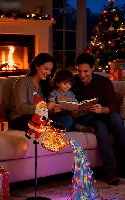 Moș Crăciun care udă – Lumini LED